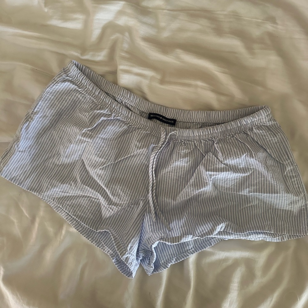 Brandy Melville Mary Lou Striped Sweatshorts
